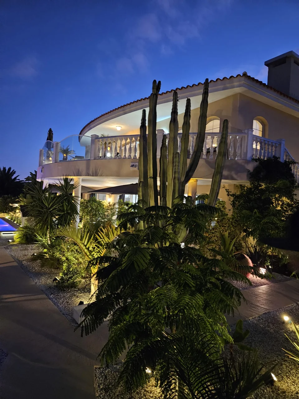 Casa Martini in der blauen Stunde